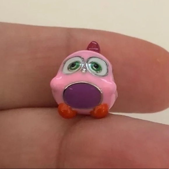 Zoe Angry Birds Hatchlings Pink and Purple Bird Charm - Picture 5 of 6